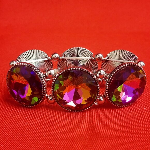 Paparazzi Powerhouse Hustle Multicolor Bracelet - Picture 4 of 9
